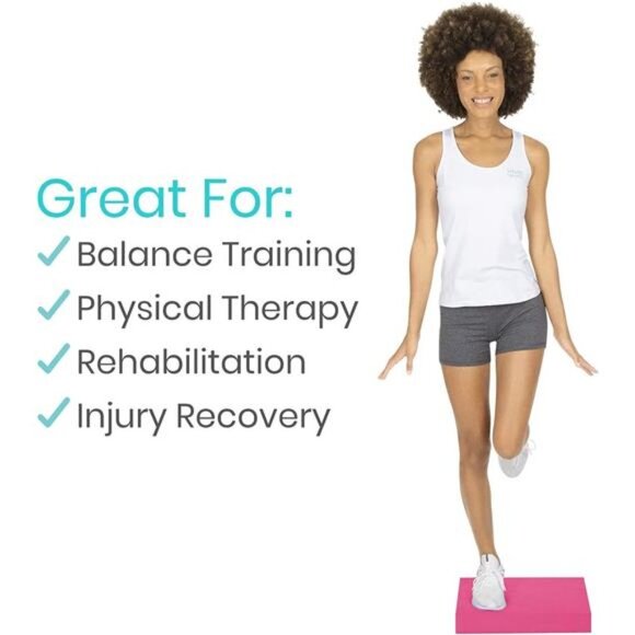 Balance Pad - Foam Large Yoga Mat Trainer, for Adults - Picture 3 of 7